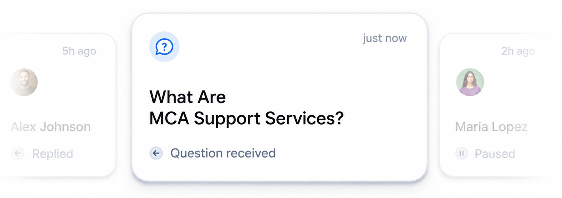 MCA support services workflow for deal processing and operations